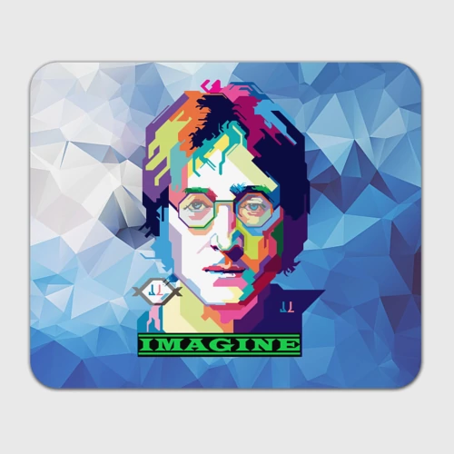 Прямоугольный коврик для мышки Джон Леннон Imagine