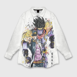 Женская рубашка oversize 3D JoJo