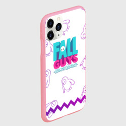 Чехол для iPhone 11 Pro Max матовый Fall Guys узор - фото 2