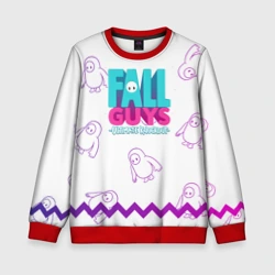 Детский свитшот 3D Fall Guys узор