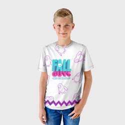 Детская футболка 3D Fall Guys узор - фото 2