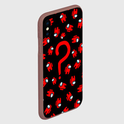 Чехол для iPhone XS Max матовый Among us, Who? - фото 2