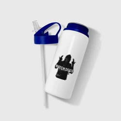 Бутылка для воды с трубочкой Watch dogs 2 - фото 2