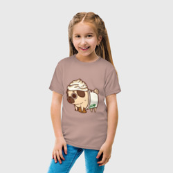 Детская футболка хлопок Сладкий мопс - фото 2