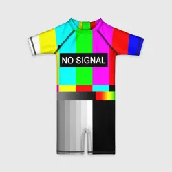 Детский купальный костюм 3D No signal