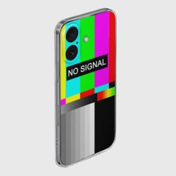 Чехол для iPhone 16 силиконовый с защитой камеры No signal - фото 2
