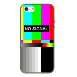 Чехол для iPhone 5/5S матовый No signal