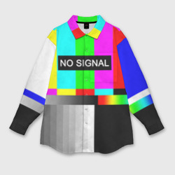Мужская рубашка oversize 3D No signal