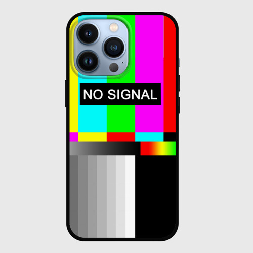 Чехол для iPhone 13 Pro No signal, цвет черный