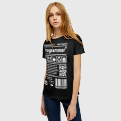 Женская футболка 3D Programmer - фото 2