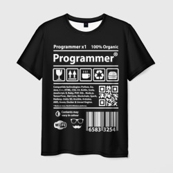 Мужская футболка 3D Programmer