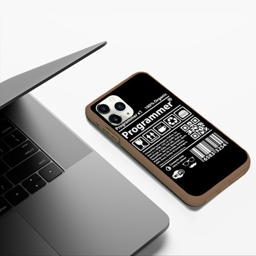 Чехол для iPhone 11 Pro Max матовый с принтом Programmer, фото #5