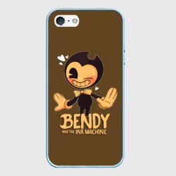 Чехол для iPhone 5/5S матовый Bendy And The Ink Machine