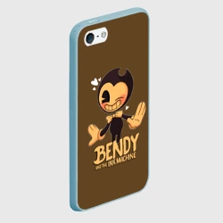 Чехол для iPhone 5/5S матовый Bendy And The Ink Machine - фото 2