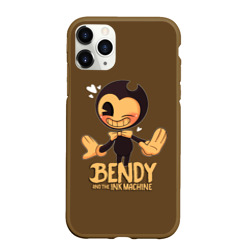 Чехол для iPhone 11 Pro Max матовый Bendy And The Ink Machine