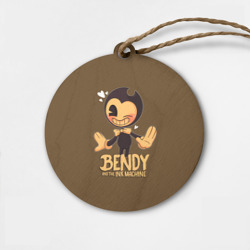 Деревянная игрушка круг Bendy And The Ink Machine