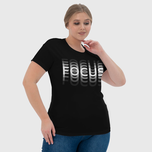 Женская футболка 3D с принтом Пьяный / Фокус (Z), фото #4