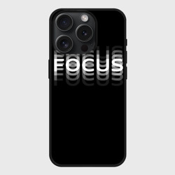 Чехол силиконовый для Apple iPhone 15 Pro матовый Пьяный Фокус