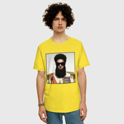 Мужская футболка хлопок Oversize Борат диктатор - фото 2