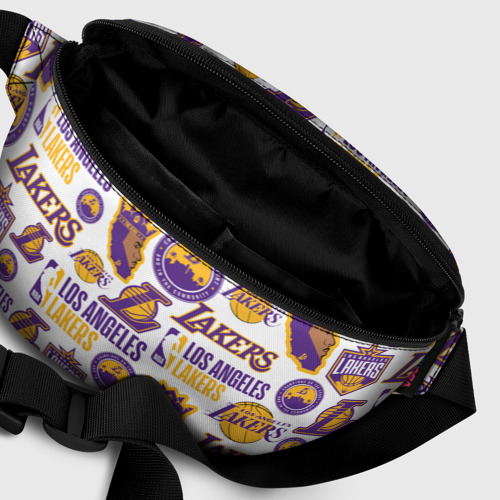 Поясная сумка 3D Lakers logo - фото 7