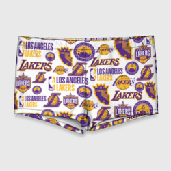 Мужские купальные плавки 3D Lakers logo