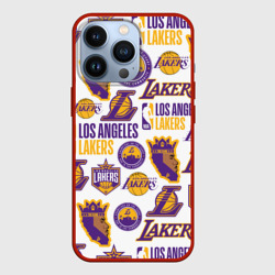 Чехол для iPhone 13 Pro Lakers logo