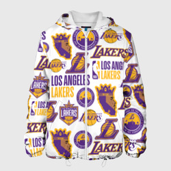 Мужская куртка 3D Lakers logo