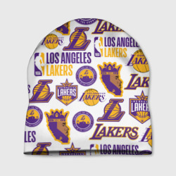 Шапка 3D Lakers logo