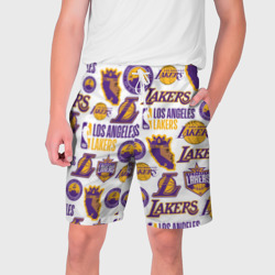 Мужские шорты 3D Lakers logo