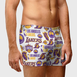 Мужские трусы 3D Lakers logo - фото 2