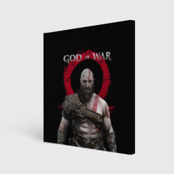 Холст квадратный God of War