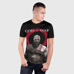 Мужская футболка 3D Slim God of War - фото 2