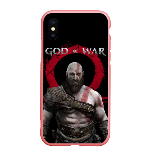 Чехол для iPhone XS Max матовый God of War, цвет баблгам