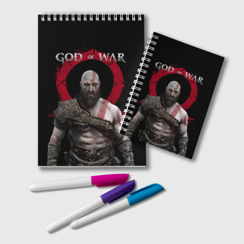 Блокнот God of War, цвет точка