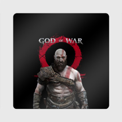 Магнит виниловый Квадрат God of War