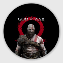 Круглый коврик для мышки God of War