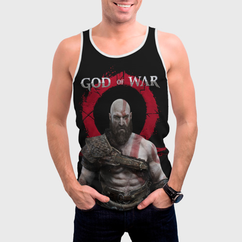 Мужская майка 3D God of War, цвет 3D печать - фото 3