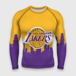 Мужской рашгард 3D Los Angeles Lakers