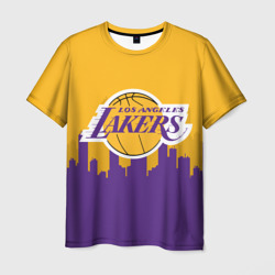 Мужская футболка 3D Los Angeles Lakers