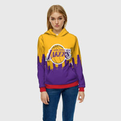 Женская толстовка 3D Los Angeles Lakers - фото 2