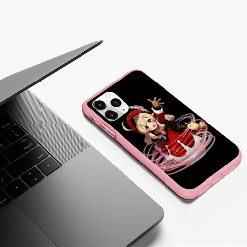 Чехол для iPhone 11 Pro Max матовый с принтом Genshin Impact Klee, фото #5