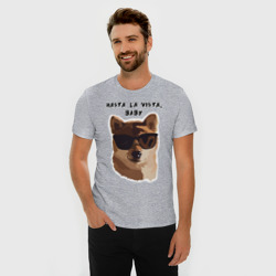 Мужская футболка хлопок Slim Собакен Арни - фото 2
