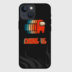 Чехол для iPhone 13 mini Among us space art