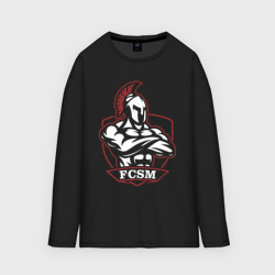 Мужской лонгслив oversize хлопок FCSM