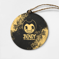 Деревянная игрушка круг Bendy And The Ink Machine