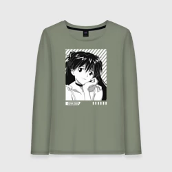 Женский лонгслив хлопок Пилот модуля 02 - Аска