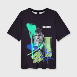 Женская футболка oversize 3D Niletto