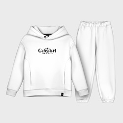 Детский костюм хлопок Oversize Genshin Impact Logo