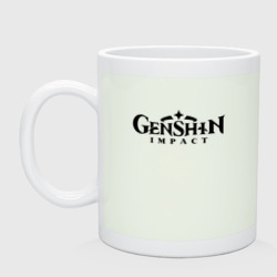 Кружка керамическая Genshin Impact Logo