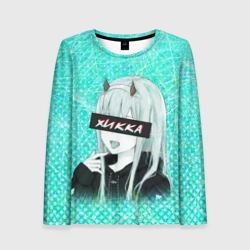 Женский лонгслив 3D Zero Two Хикка